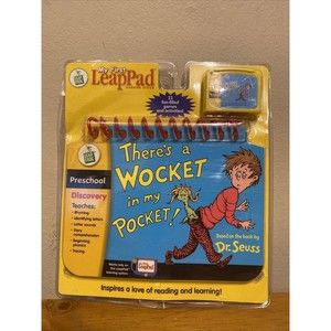 Leap Frog My First LeapPad There's a Wocket in my Pocket! Dr. Seuss New Sealed
